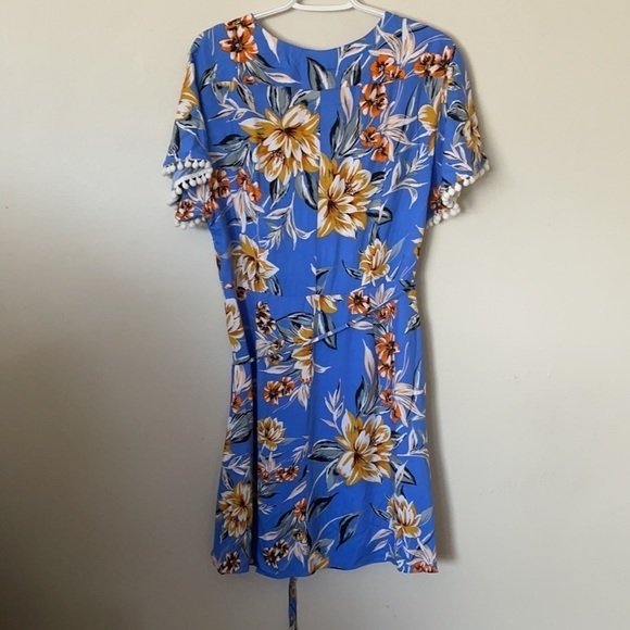 French Connection Claribel Floral Faux Wrap Dress - Picture 4 of 5
